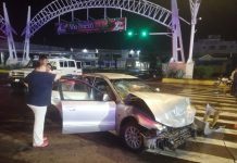 Seis personas lesionadas dejó una colisión de vehículos en Los Tres Platos