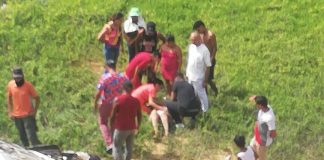 Dos lesionados dejó vuelco en la Bajada de Amuay