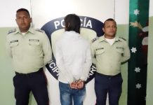 Policarirubana aprehendió a «El Mono» por resistencia a la autoridad y ultraje a funcionario público
