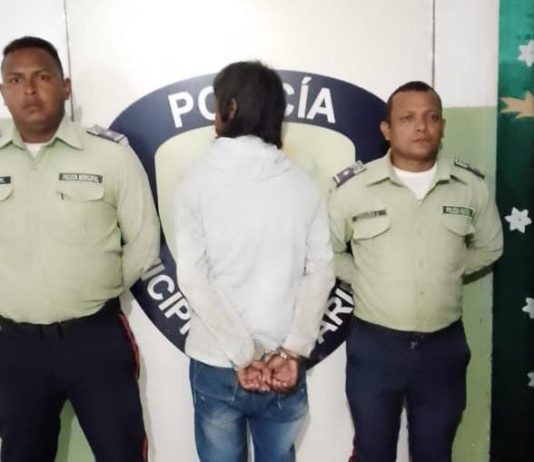 Policarirubana aprehendió a «El Mono» por resistencia a la autoridad y ultraje a funcionario público