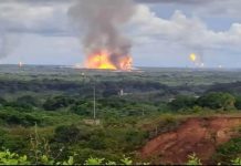 PDVSA confirma incendio en Gasoducto de Monagas dejando un saldo de cinco heridos