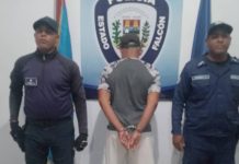 Lanzó al piso, cacheteó, mordió e insultó a su pareja en Puerto Cumarebo