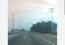 Pareja deslizó en moto en la Bajada de Las Piedras