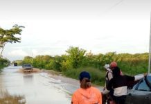 Río La Primavera en sus niveles más alto en la Falcón -Zulia