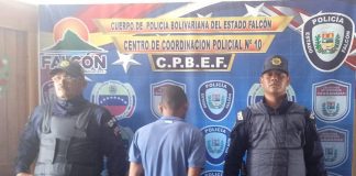 Polifalcón aprehendió a hombre por presunto abuso sexual en Capadare