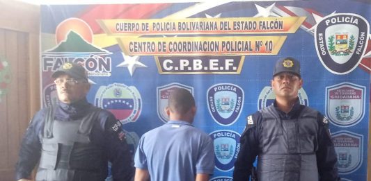 Polifalcón aprehendió a hombre por presunto abuso sexual en Capadare