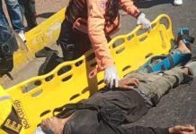 Recogedores de chatarras lesionados en colisión con vehículo