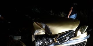 Choque entre gandola y vehículo en la Variante Sur dejó dos lesionados