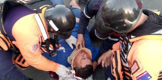 Colisión entre carro y moto dejó un colector politraumatizado