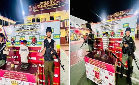 Detienen a dos hermanos con panelas de marihuana en Maracaibo