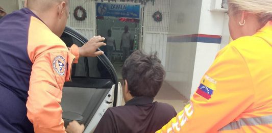 Lesionado entrenador de fútbol durante colisión en Dabajuro