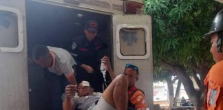 Esto sufrió un motorizado que cayó de la moto en la Falcón – Zulia