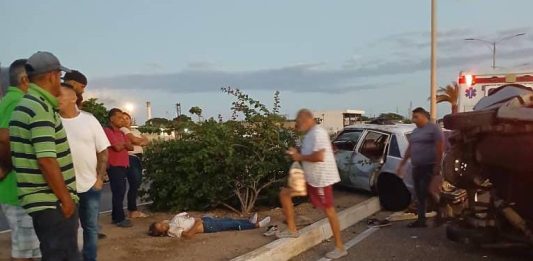 Así quedaron identificados los lesionados y la mujer fallecida en accidente de la Alí Primera