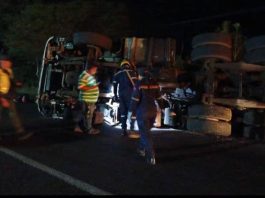 Gandola cargada de gasoil volcó en la Falcón- Zulia