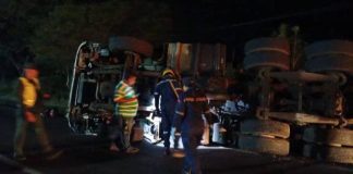 Gandola cargada de gasoil volcó en la Falcón- Zulia