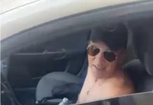 Hombre se paseaba desnudo en carro para acosar mujeres