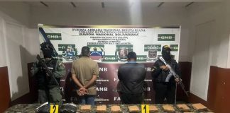 Incautan droga y detienen a dos ciudadanos en el municipio Zamora