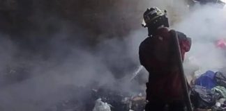 Muere calcinada una persona en vertedero de basura en Caracas