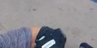 Motorizado sufrió un golpe contundente en la cabeza