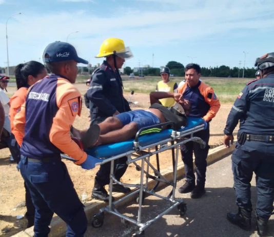 Tres lesionados en accidente de moto este #16DIC en Coro