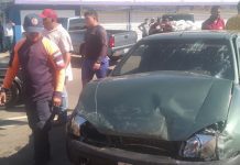 Cuatro heridos dejó choque de vehículos en Dabajuro