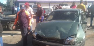 Cuatro heridos dejó choque de vehículos en Dabajuro