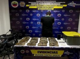 Cayó traficante con 16 panelas de droga