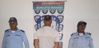 Polifalcón detuvo a hombre por violencia de género en el sector Alí Primera