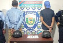 Detenidos dos hombres con droga en Pantano Centro