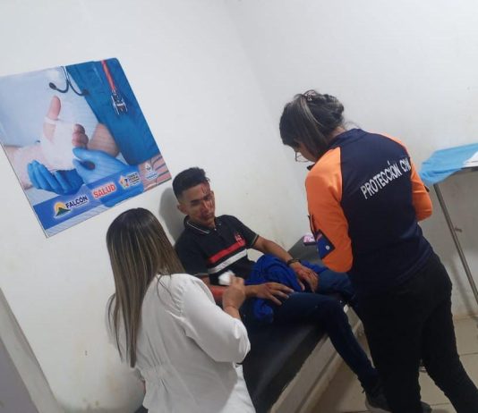 Dos lesionados por deslizamiento de moto en Dabajuro la tarde-Noche del #01ENE