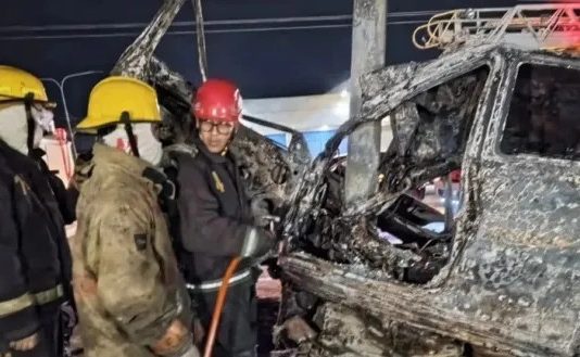 Funcionario de la GNB muere calcinado en accidente