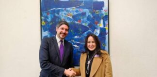 Stella Lugo entrega cartas credenciales ante México