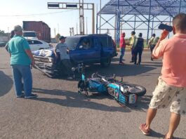 Este accidente ocurrió la mañana del sábado 1 de febrero en Punto Fijo