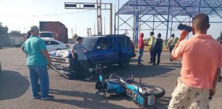 Este accidente ocurrió la mañana del sábado 1 de febrero en Punto Fijo