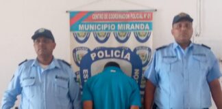 Agredió a la madre y luego intentó «guindarse» en Coro