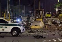 Destruyen peaje y atacan CAI en la frontera entre Colombia y Venezuela