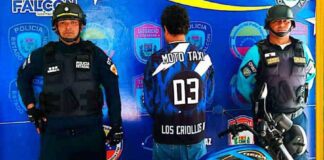 Un detenido por resistencia a la autoridad en Tucacas
