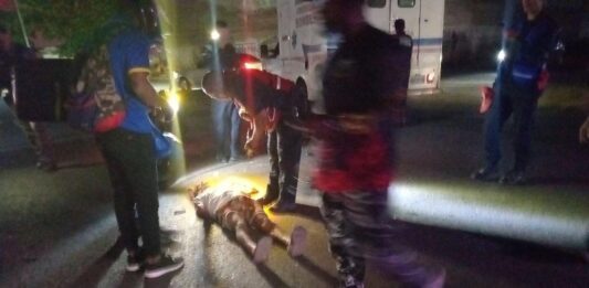 Colisión entre vehículos dejó dos lesionados la noche del martes