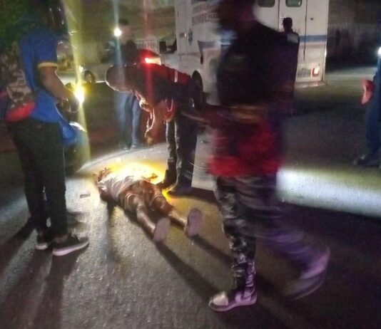 Colisión entre vehículos dejó dos lesionados la noche del martes