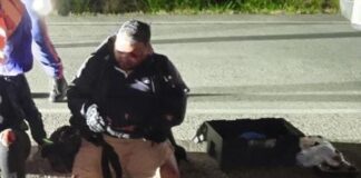 Lesionada pareja durante accidente en Boca de Aroa