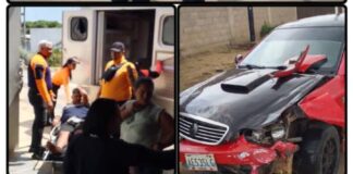 Un lesionado en Barro Blanco de Pueblo Nuevo