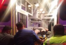 Colisión de vehículos en Punta Cardón dejó un vendedor de comida rápida lesionado