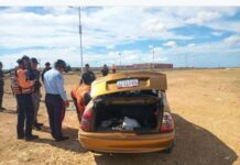 Una lesionada durante vuelco frente a la UBV