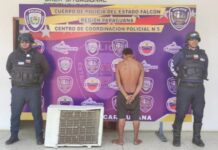 Agarran al «Darwin» dentro del solar de una empresa en Nuevo Pueblo