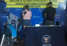 Capturan a pareja por microtráfico en la avenida Buchivacoa en Coro