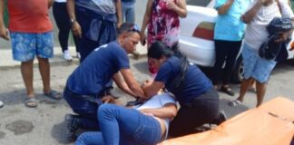 Chef sufrió fractura, escoriaciones y politraumatismos en accidente