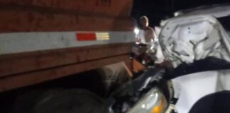 Lesionado al chocar con una gandola estacionada en la Falcón -Zulia