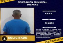 Cicpc Tucacas aprehendió a un solicitado por violencia de género