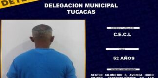 Cicpc Tucacas aprehendió a un solicitado por violencia de género
