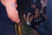 Comerciante resultó lesionada en vuelco